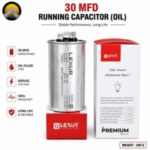 Oil Filled Motor Run Capacitor 30 MFD – AC & Electrical