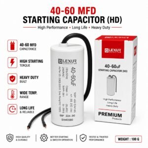 40-60 MFD Starting Capacitor (HD) Heavy-Duty Starting Capacitor – Motor