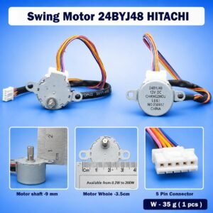 Swing Motor 24BYJ48 HITACHI AC Swing Motor – Louver Motor