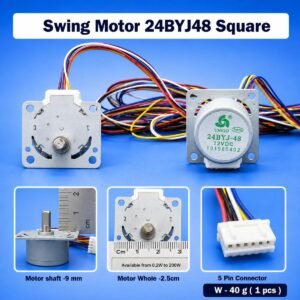 Swing Motor 24BYJ48 Square AC Swing Motor – Louver Motor