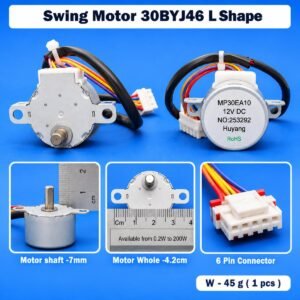 Swing Motor 30BYJ46 L SHAPE AC Swing Motor – Louver Motor