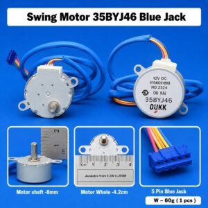 Swing Motor 35BYJ46 Blue Jack AC Swing Motor – Louver Motor