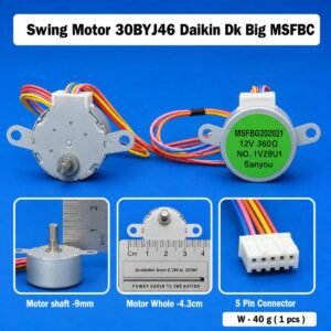 Swing Motor 30BYJ46 Daikin Dk Big MSFBC AC Swing Motor – Louver Motor