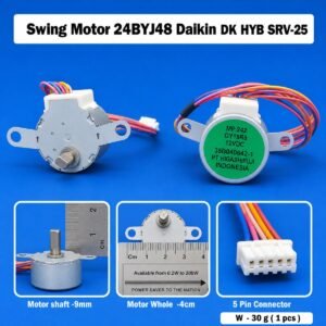 Swing Motor 24BYJ48 Daikin DK HYB SRV-25 AC Swing Motor – Louver Motor