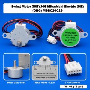 Swing Motor 30BYJ46 Mitsubishi Electric (ME) (ORG) MSBC20C29 AC Swing Motor – Louver Motor