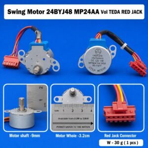 Swing Motor 24BYJ48 MP24AA Vol TEDA RED JACK AC Swing Motor – Louver Motor