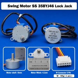 Swing Motor SS 35BYJ46 Lock Jack AC Swing Motor – Louver Motor