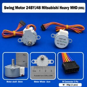 Swing Motor 24BYJ48 Mitsubishi Heavy MHD (ORG) AC Swing Motor – Louver Motor