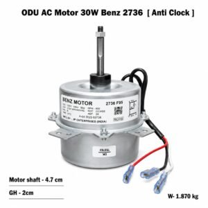 ODU AC Motor 30W Benz 2736 [ Anti Clock ] Outdoor AC Fan Motor – ODU