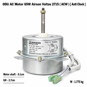 ODU AC Motor 65W Airson Voltas 2715 ( ACW ) Anti Clock ] Outdoor AC Fan Motor – ODU