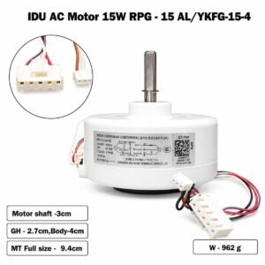 IDU AC Motor 15W RPG - 15 AL/YKFG-15-4 Indoor AC Motor – IDU Blower Fan