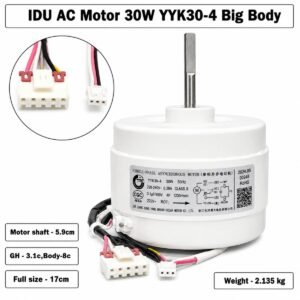 IDU AC Motor 30W YYK30-4 Big Body Indoor AC Motor – IDU Blower Fan