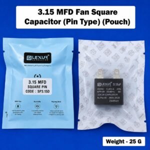 AC Fan Square Capacitor – 3.15 MFD