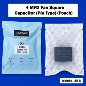 Fan Capacitor 4 MFD – Square Type