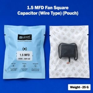 AC Fan Square Capacitor – 1.5 MFD
