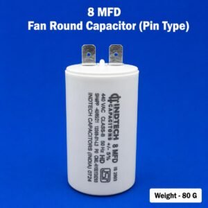 Fan Capacitor 8 MFD – Round Type