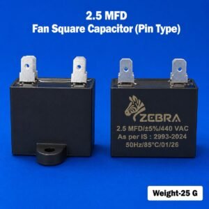 2.5 Fan Motor Capacitor – Square