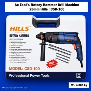 Ac Tool's Rotary Hammer Drill Machine 26mm Hills : CSD-100 – AC Service & HVAC Maintenance Tool