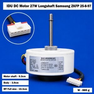 IDU DC Motor 27W Longshaft Samsung ZKFP 25-8-97 IDU DC Motor – Indoor AC Blower Fan